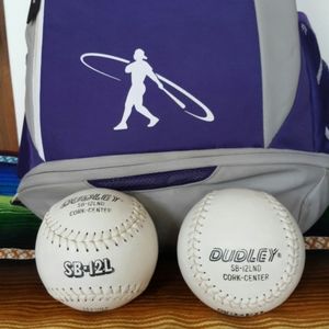 2 DUDLEY Official Softballs SB 12LND